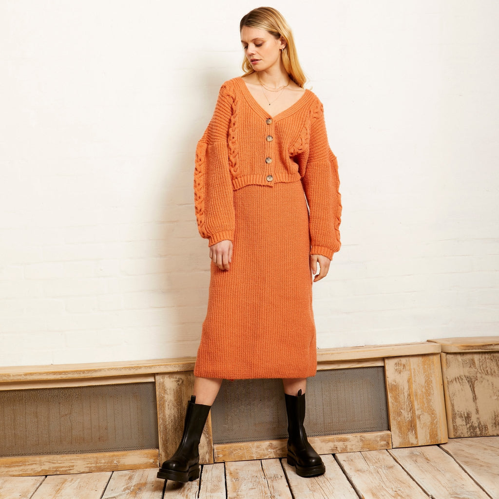 Knitted Co-ord Skirts & Trousers Sets - Cara & The Sky