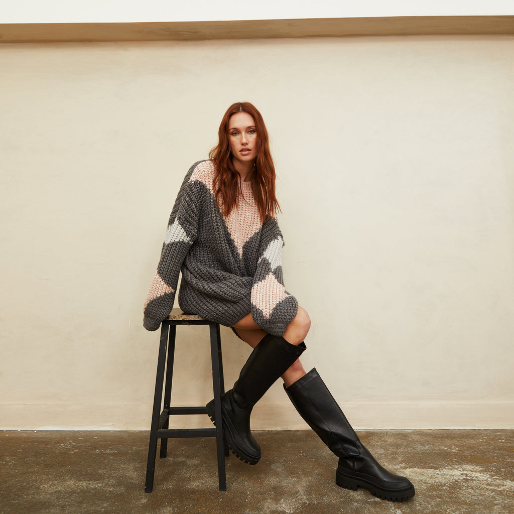 Knitted Jumper Dresses - Cara & The Sky