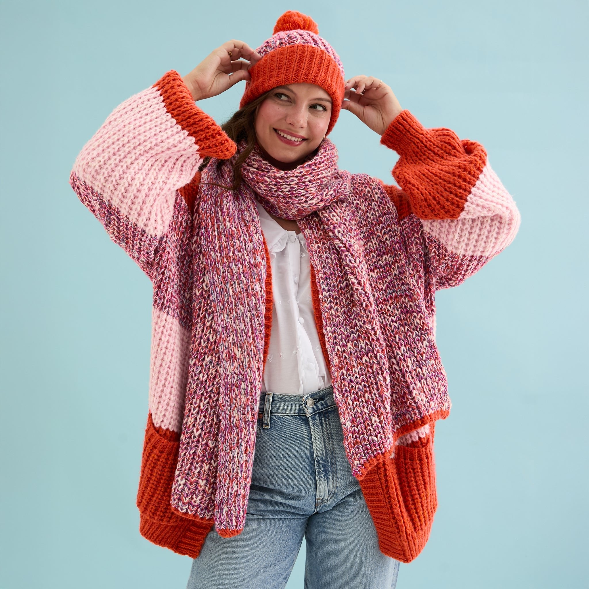 Florence Scarf Lolly Hat Set