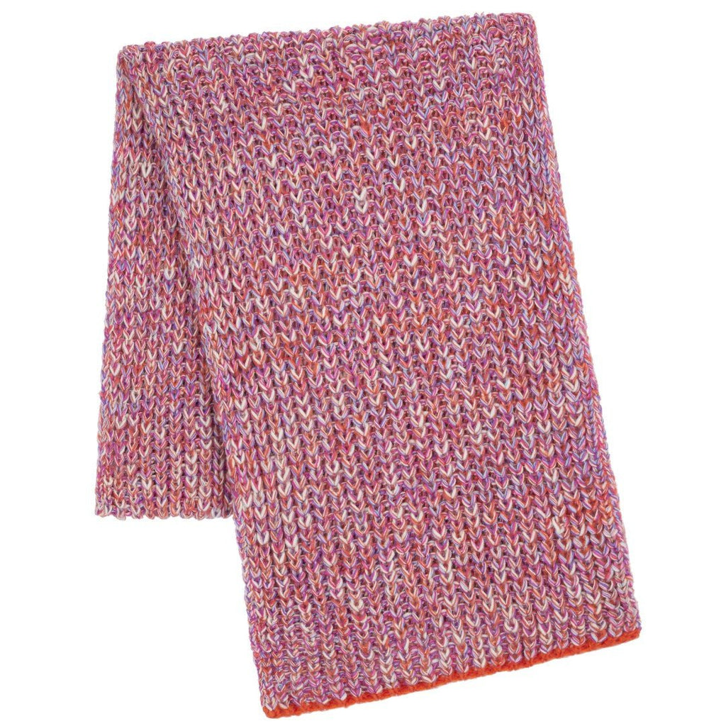 Florence Twist Oversized Knitted Scarf - Orange - Cara & The Sky