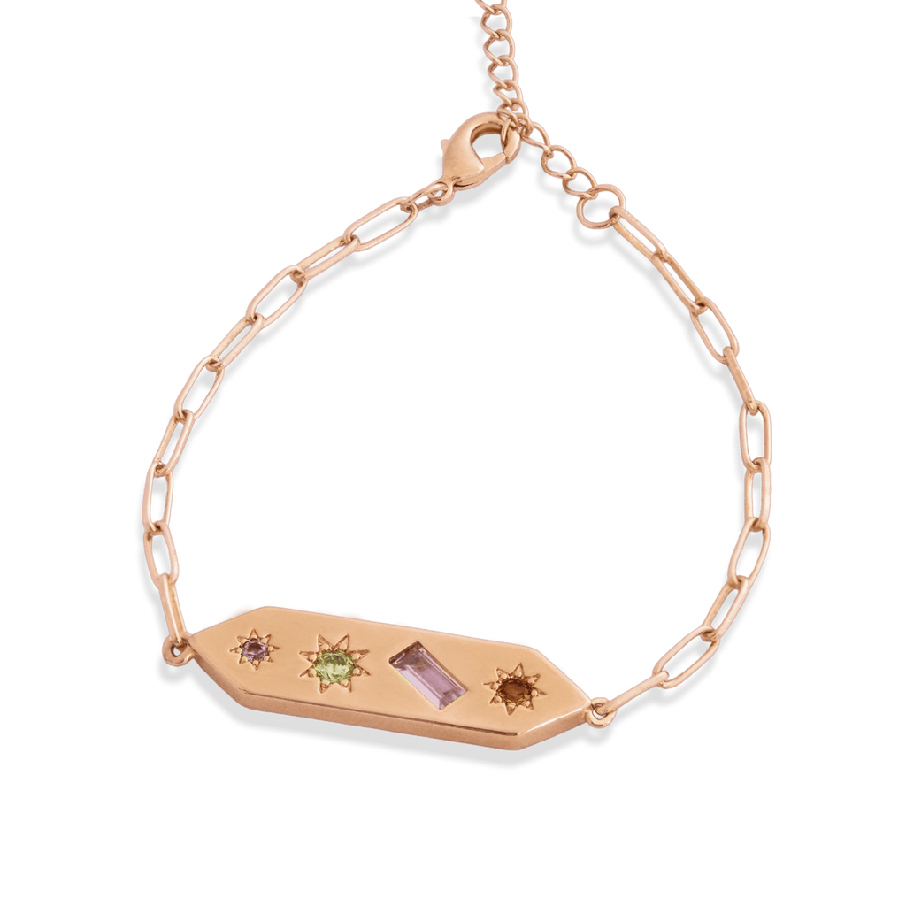 Kaleidoscope Disco Chain Bracelet - Cara & The Sky