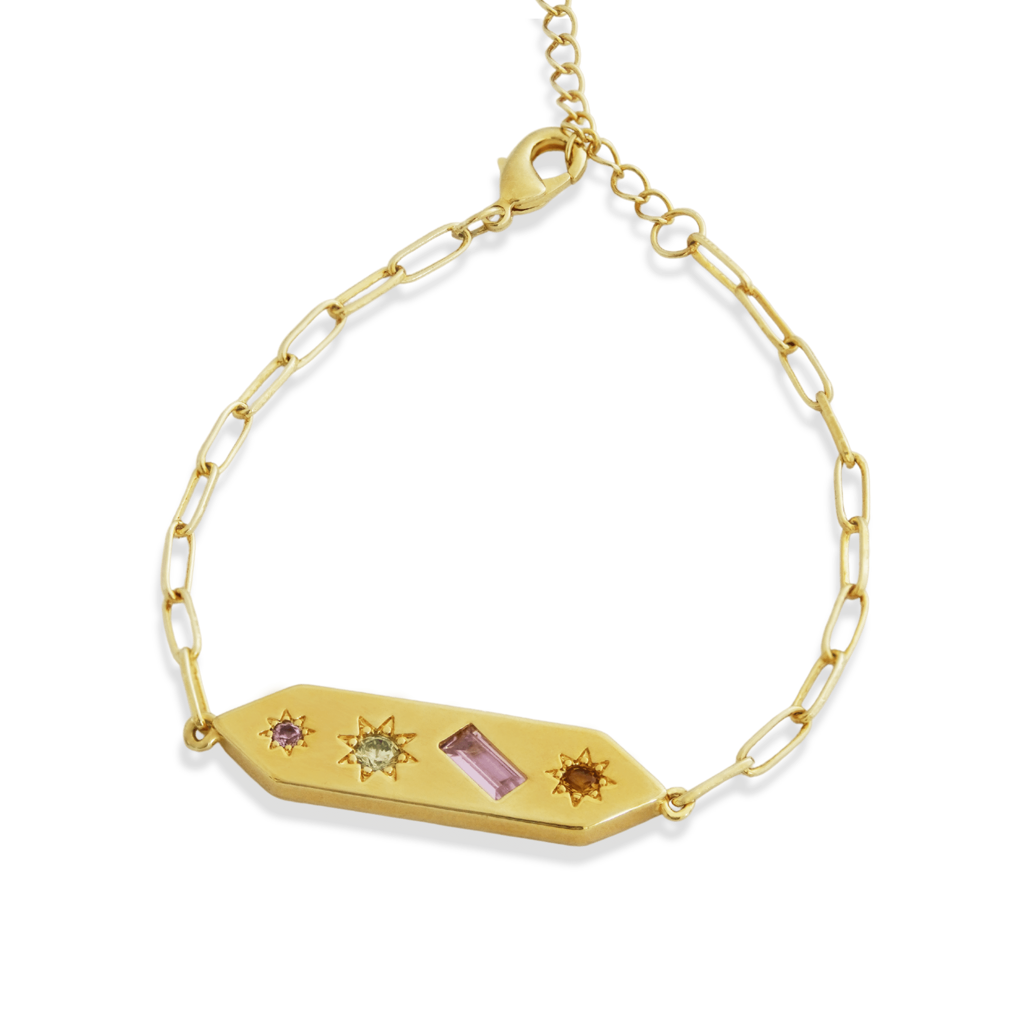 Kaleidoscope Disco Chain Bracelet