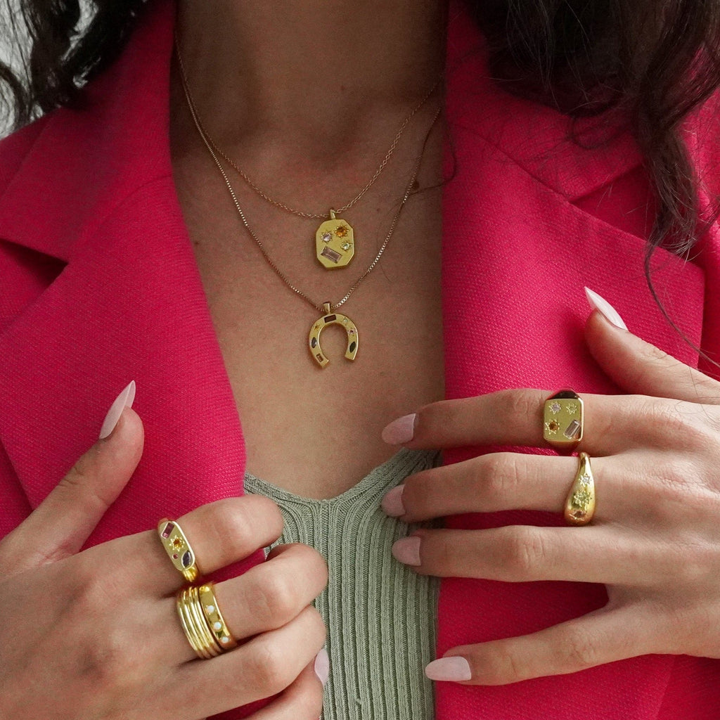 Kaleidoscope Disco Necklace - Cara & The Sky