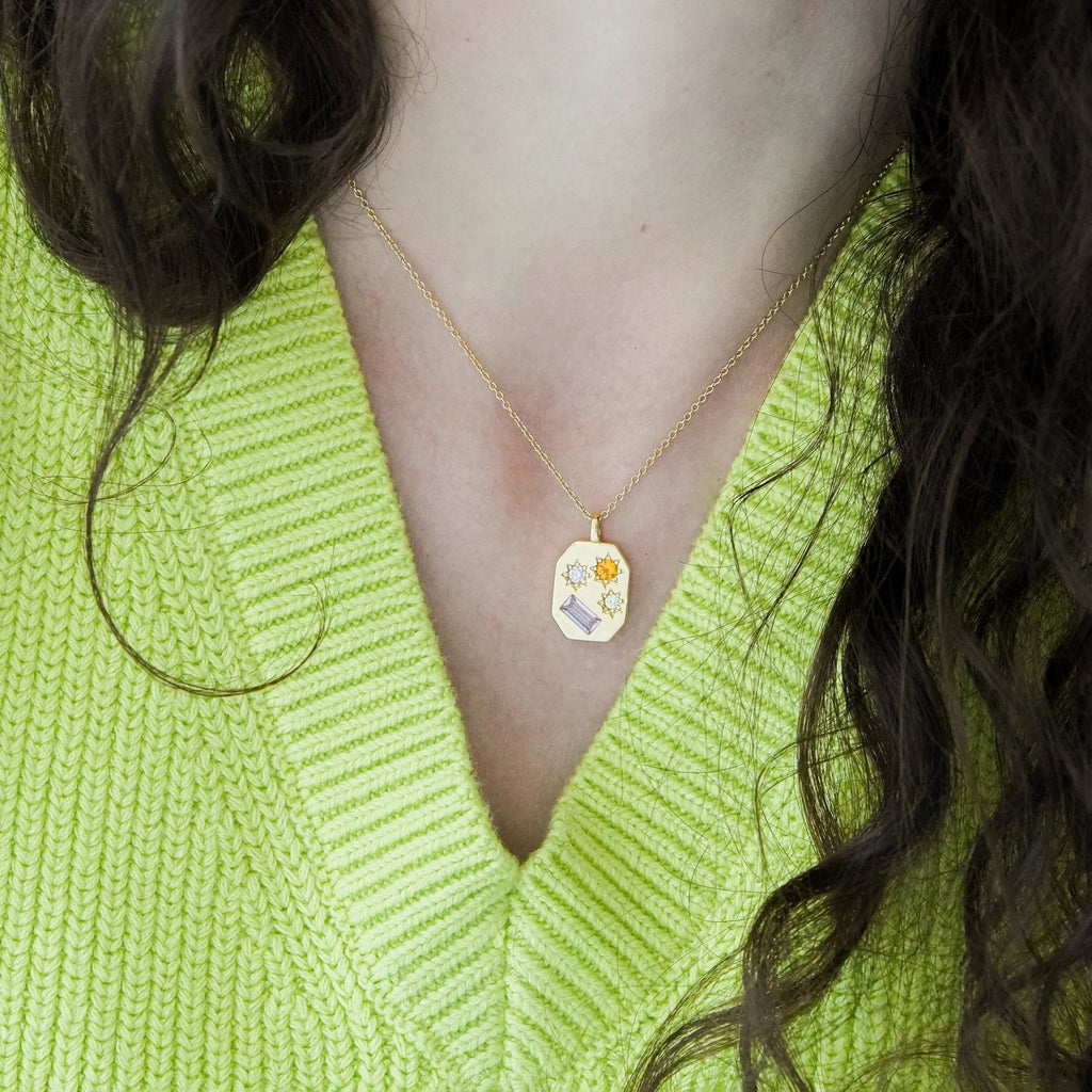 Kaleidoscope Disco Necklace - Cara & The Sky