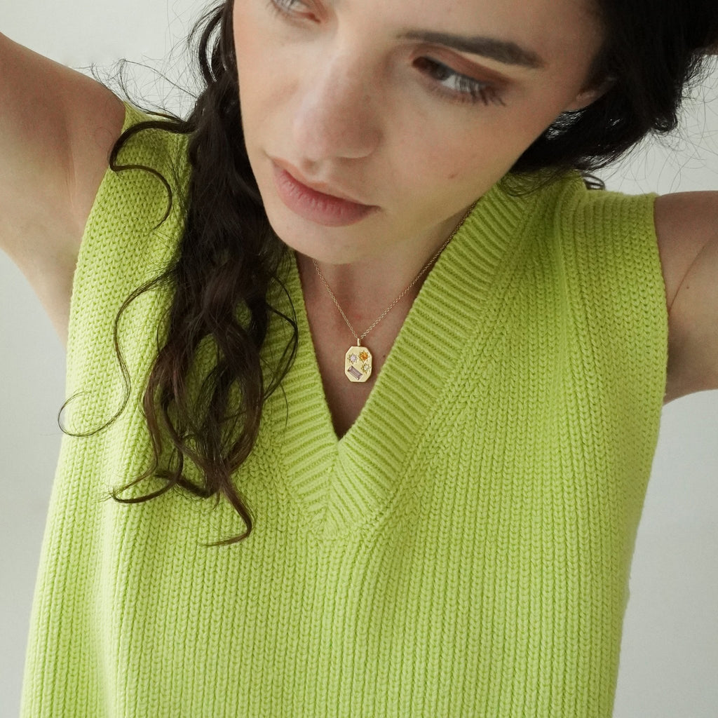 Kaleidoscope Disco Necklace - Cara & The Sky