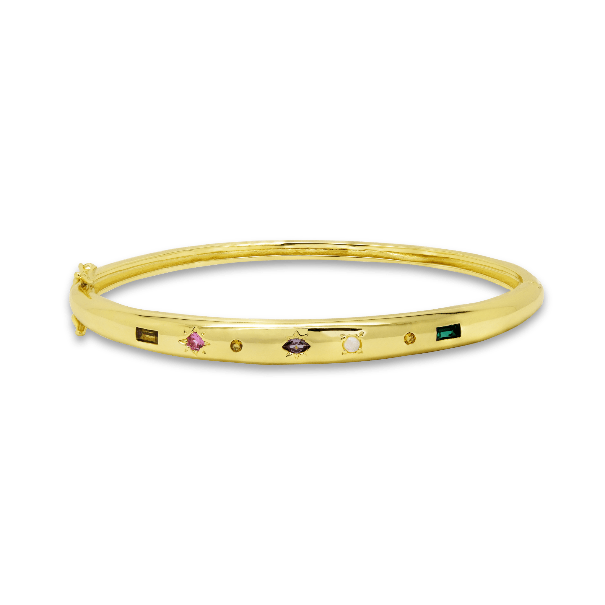 Kaleidoscope Gemstone Bangle