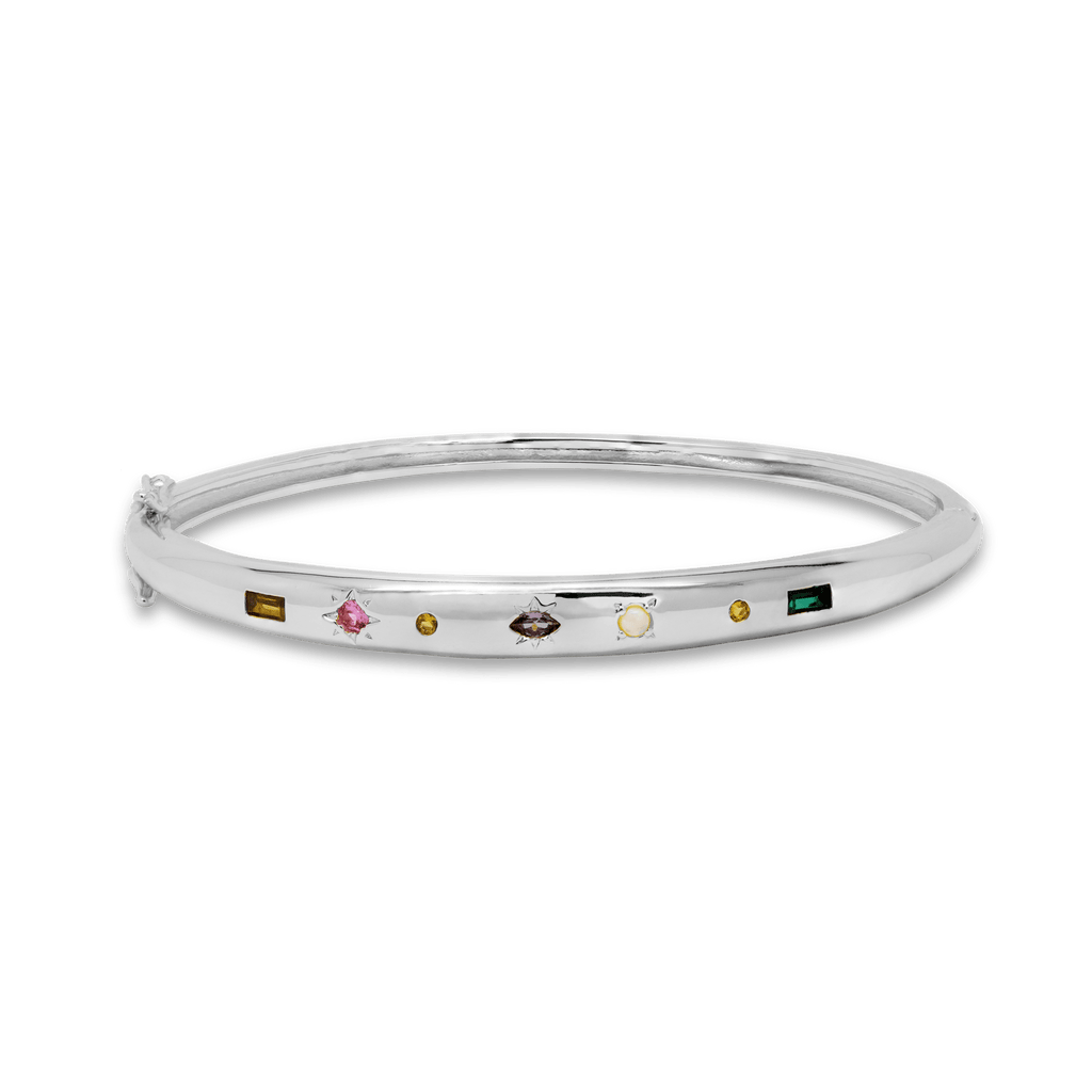 Kaleidoscope Gemstone Bangle - Cara & The Sky