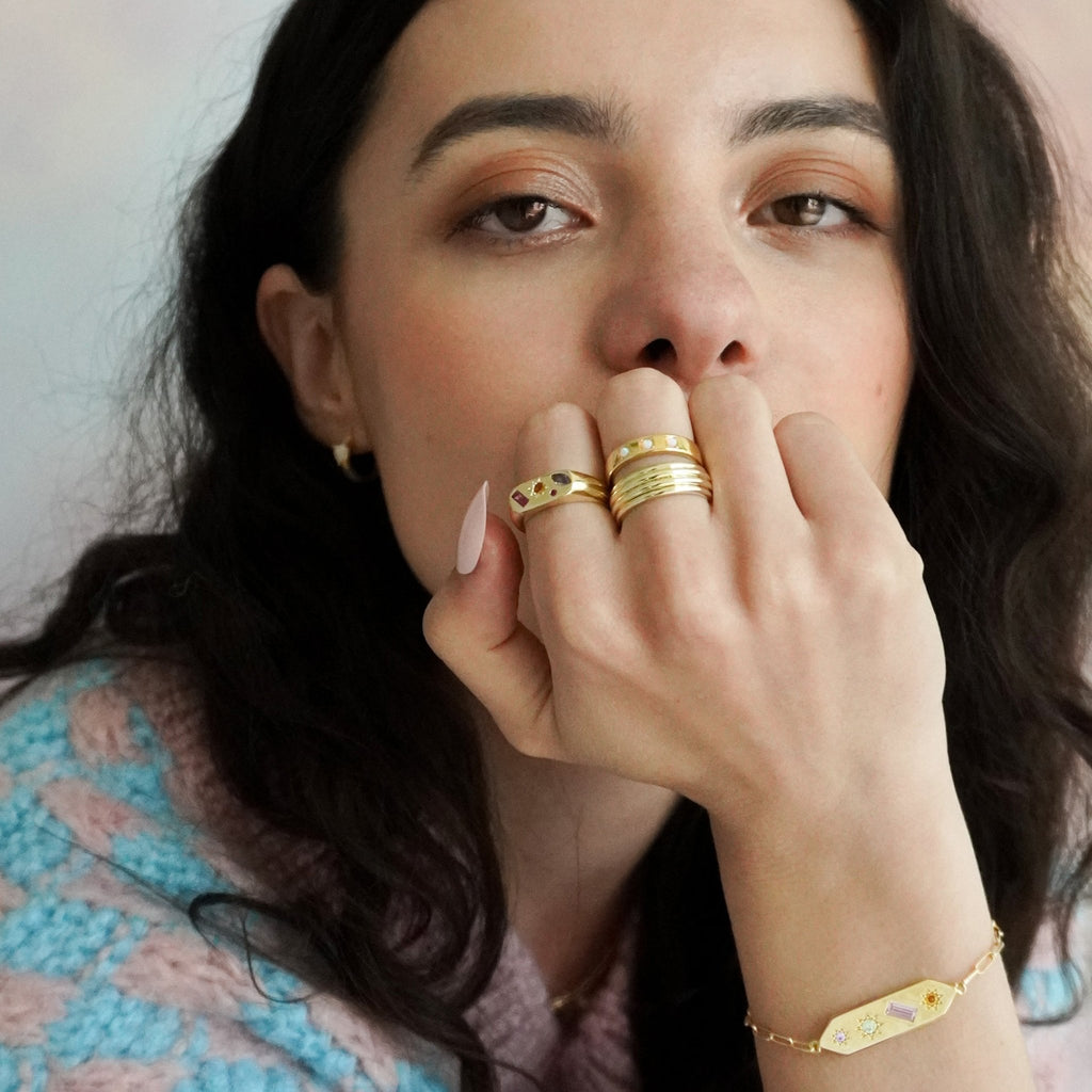 Kaleidoscope Gemstone Ring - Cara & The Sky