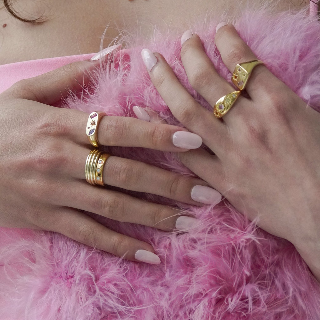 Kaleidoscope Gemstone Ring - Cara & The Sky