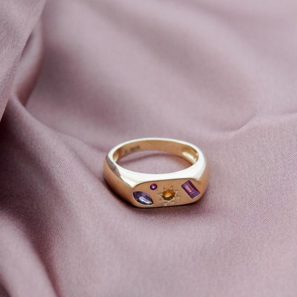 Kaleidoscope Gemstone Ring - Cara & The Sky