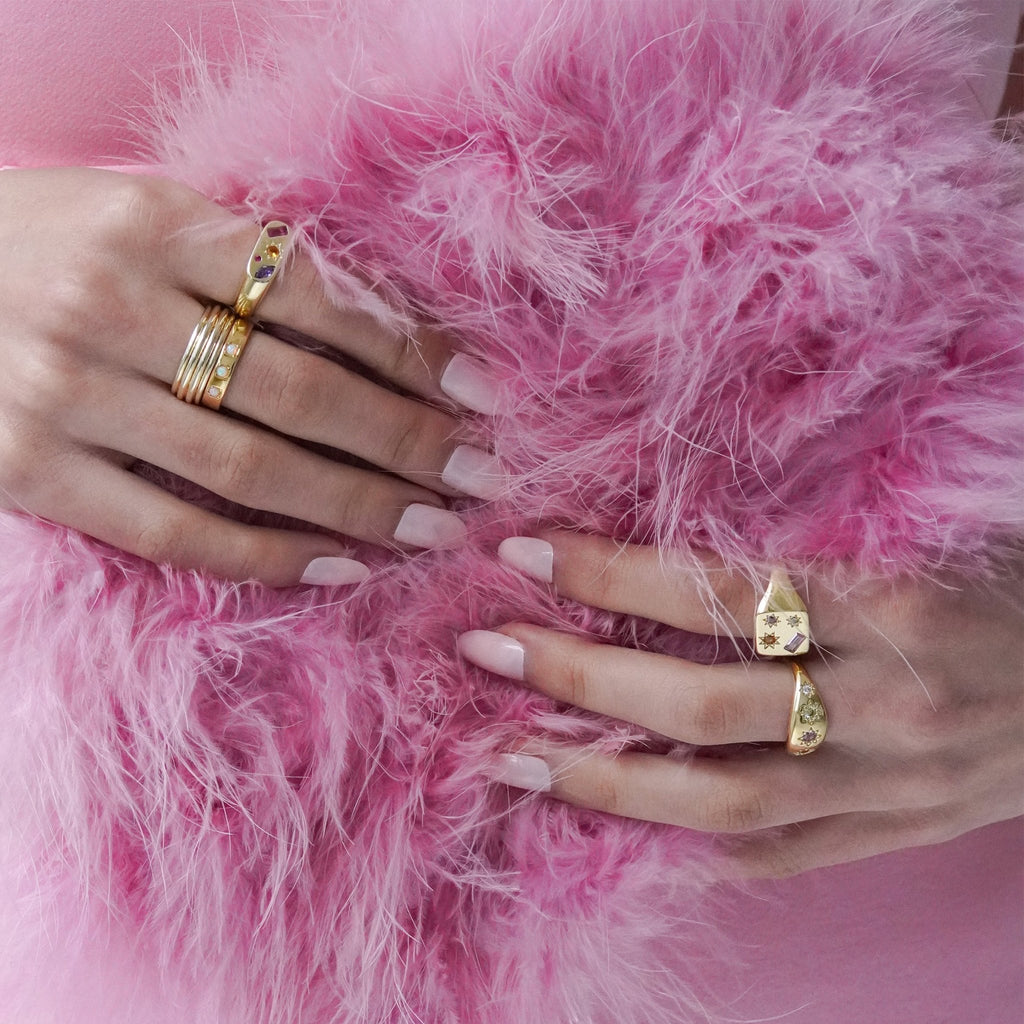 Kaleidoscope Gemstone Ring - Cara & The Sky