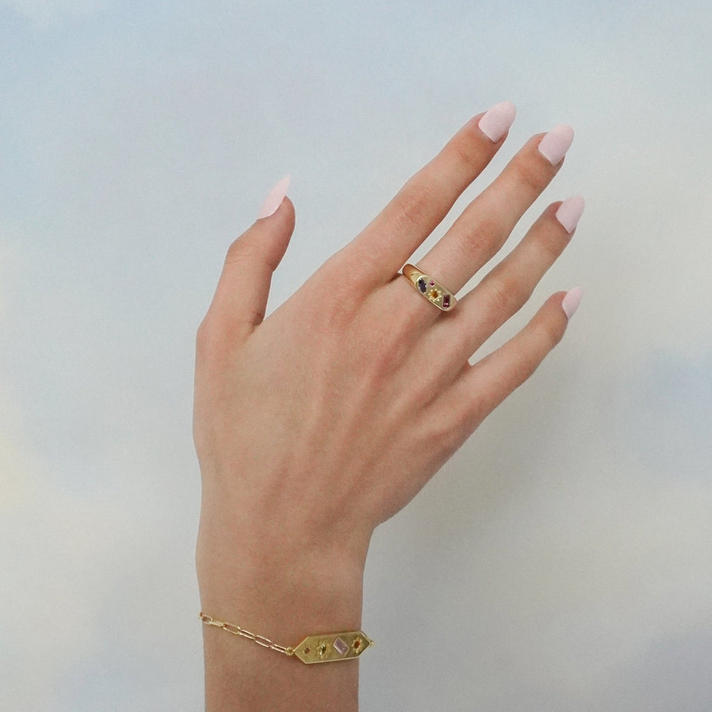 Kaleidoscope Gemstone Ring - Cara & The Sky