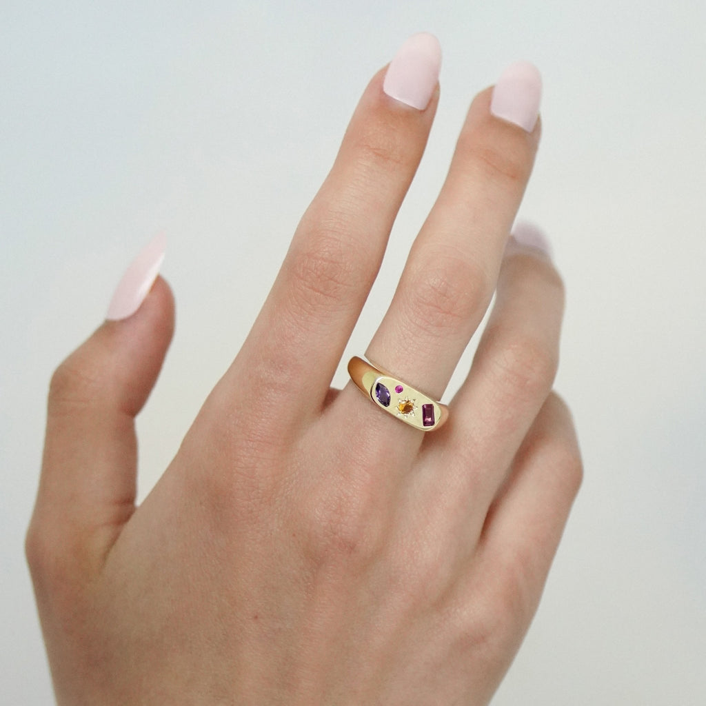 Kaleidoscope Gemstone Ring - Cara & The Sky
