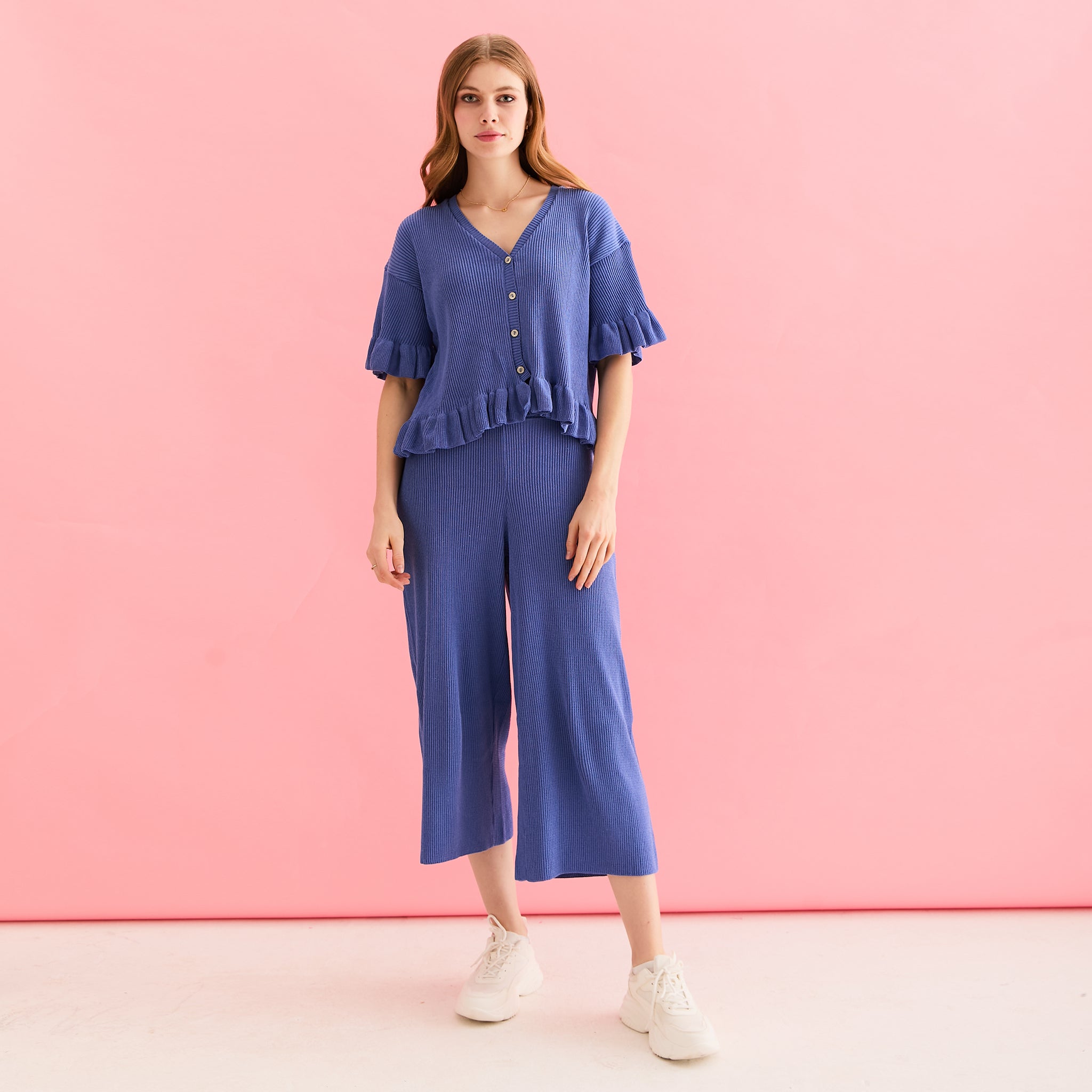 Marlow Ruffle Co Ord Cardigan