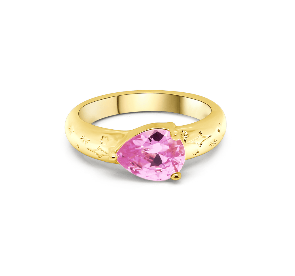 Pear Drop Gemstone Ring - Cara & The Sky