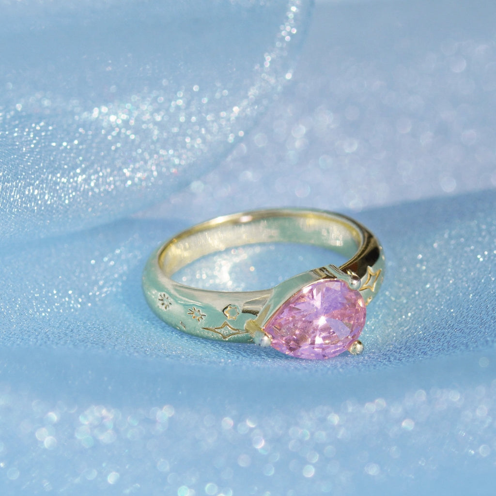 Pear Drop Gemstone Ring - Cara & The Sky