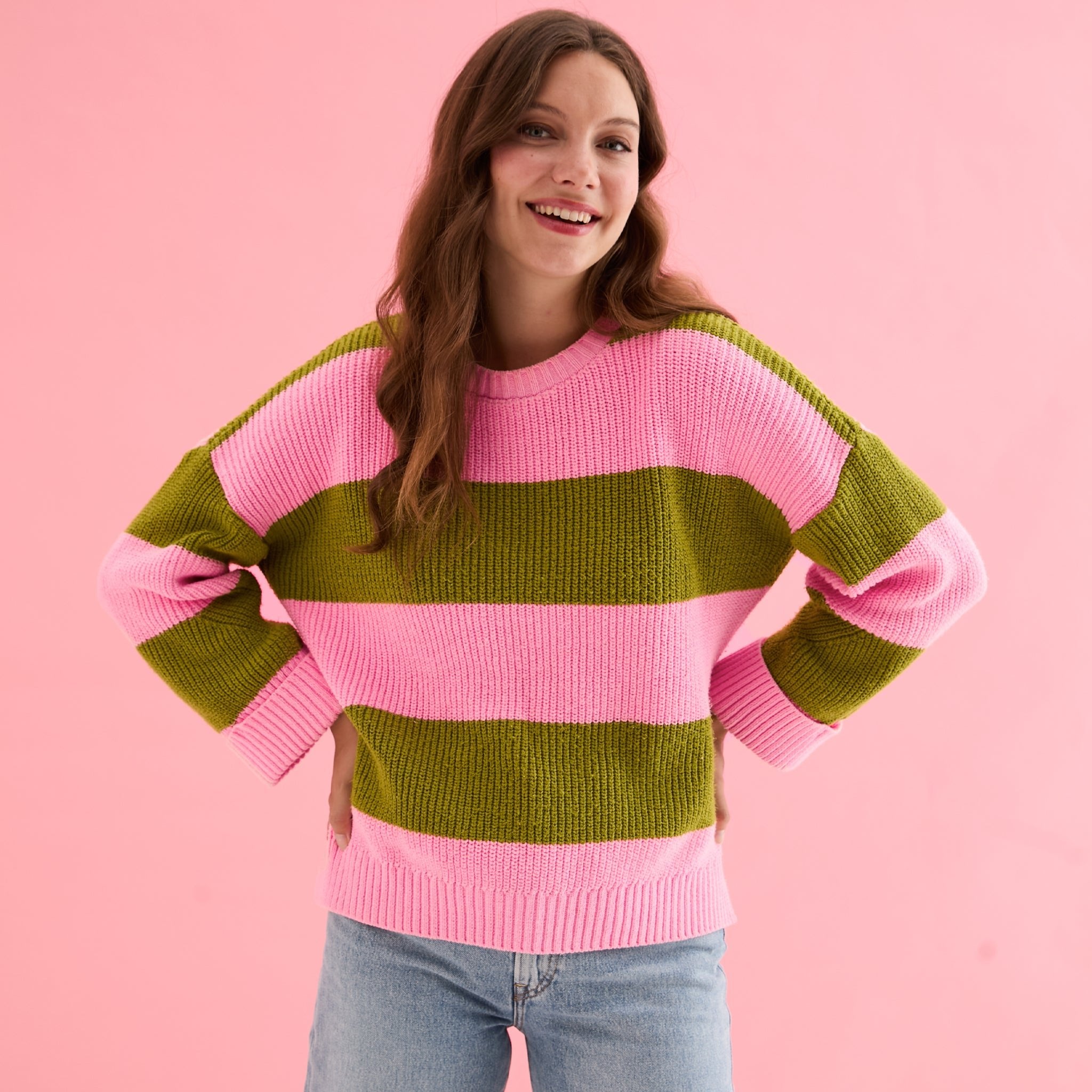 Colourful Knitwear for Women Made in the UK Cara The Sky