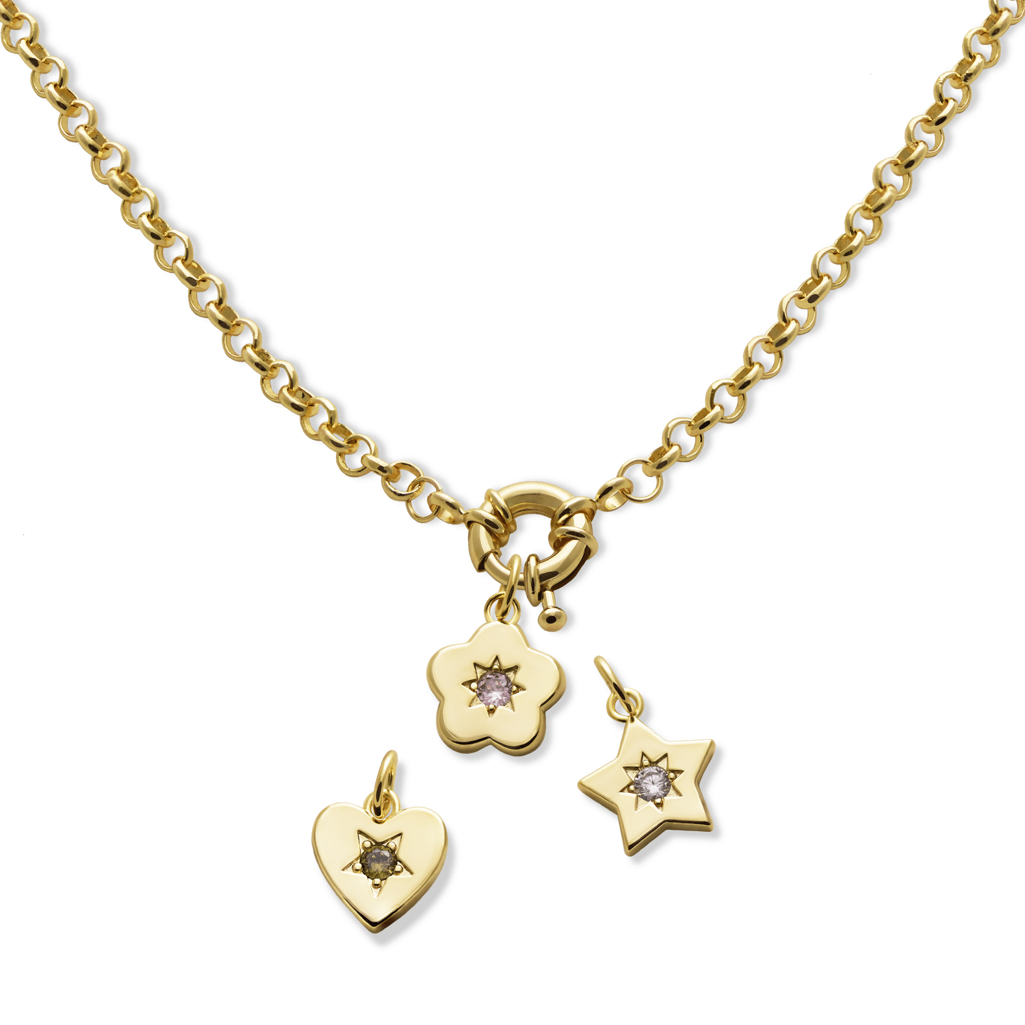 Retro Charm Chunky Chain Necklace