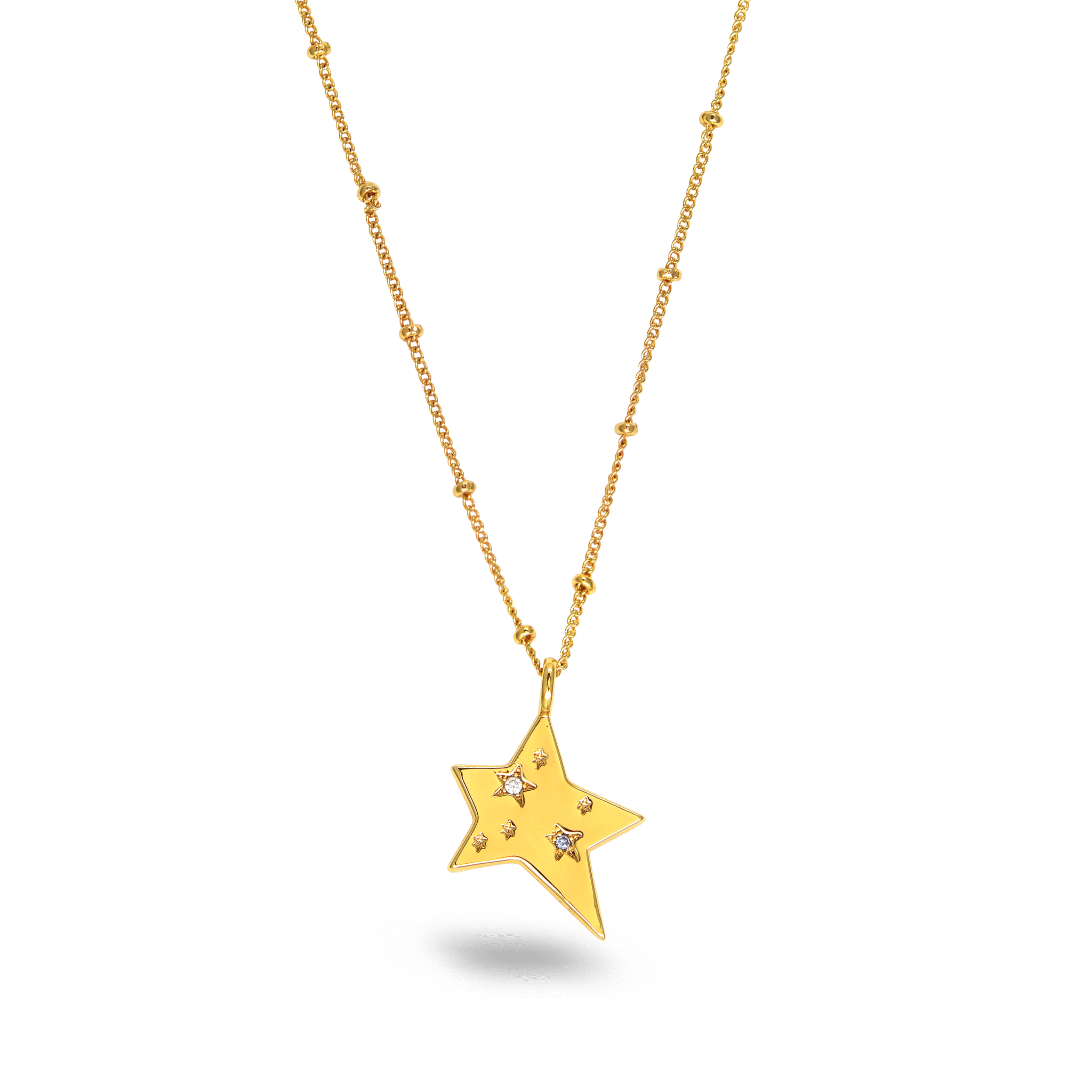 Star Charm Jewelled Necklace