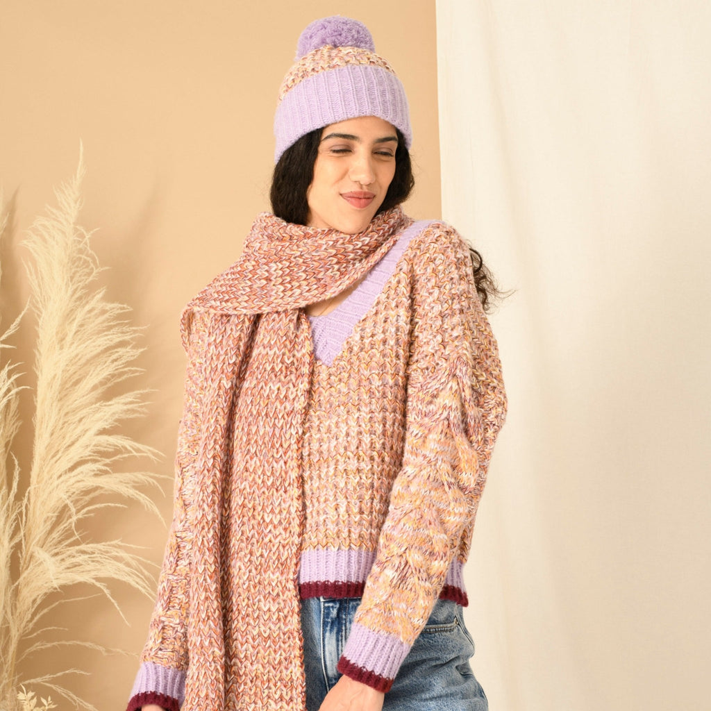 Amy Jumper, Hat & Scarf Set - Cara & The Sky