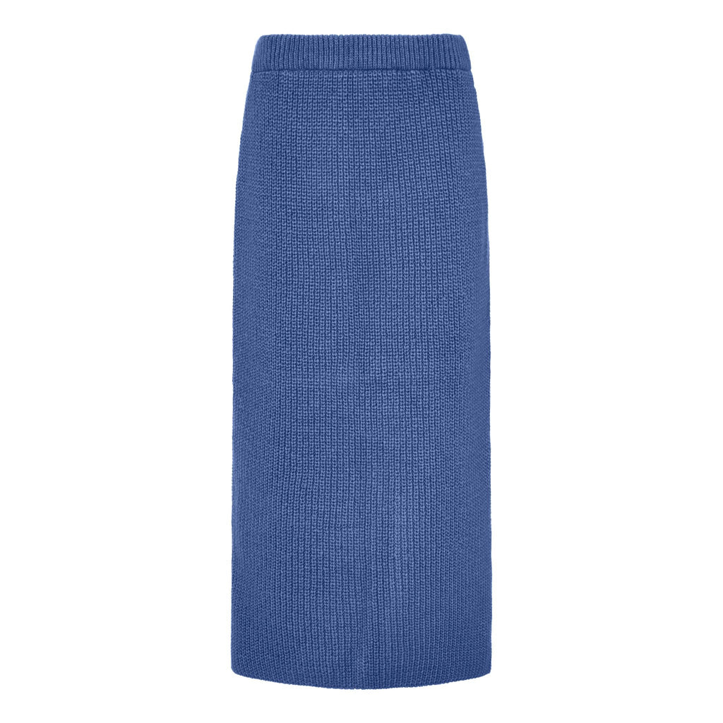 Chloe Co-Ord Midi Skirt- Denim - Cara & The Sky