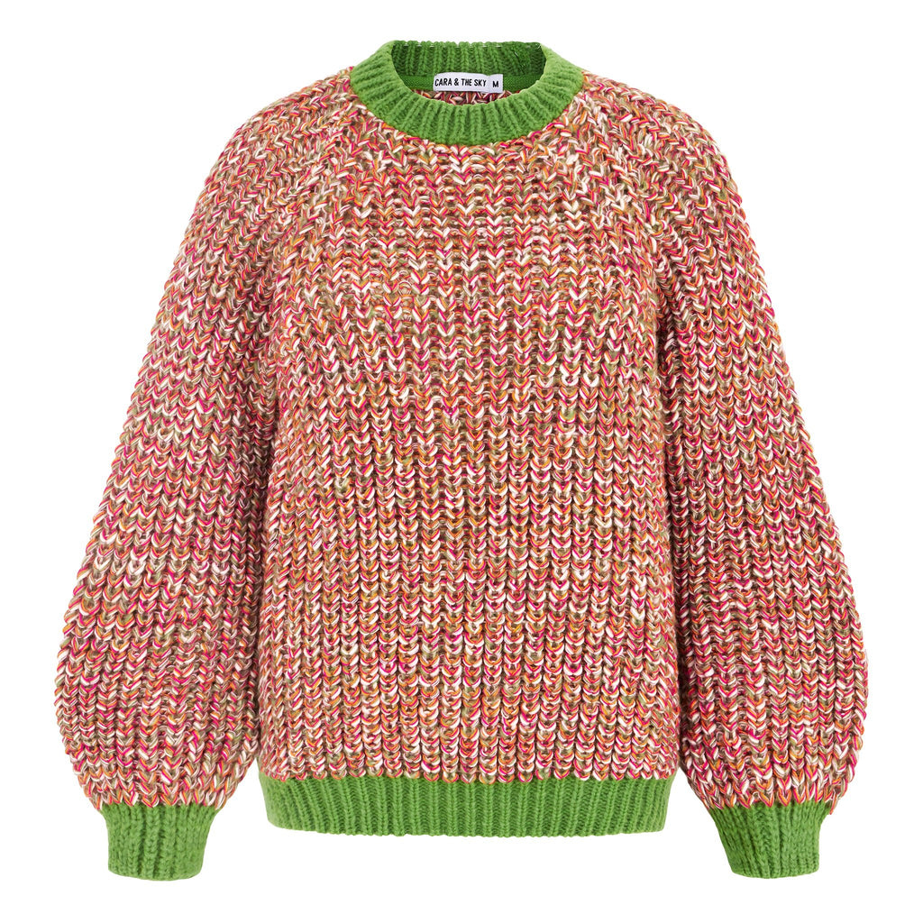 Debbie Twist High Neck Jumper - Olive - Cara & The Sky