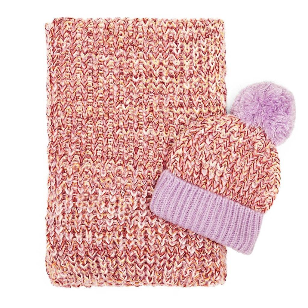 Lolly Beanie Bobble Hat - Lilac - Cara & The Sky