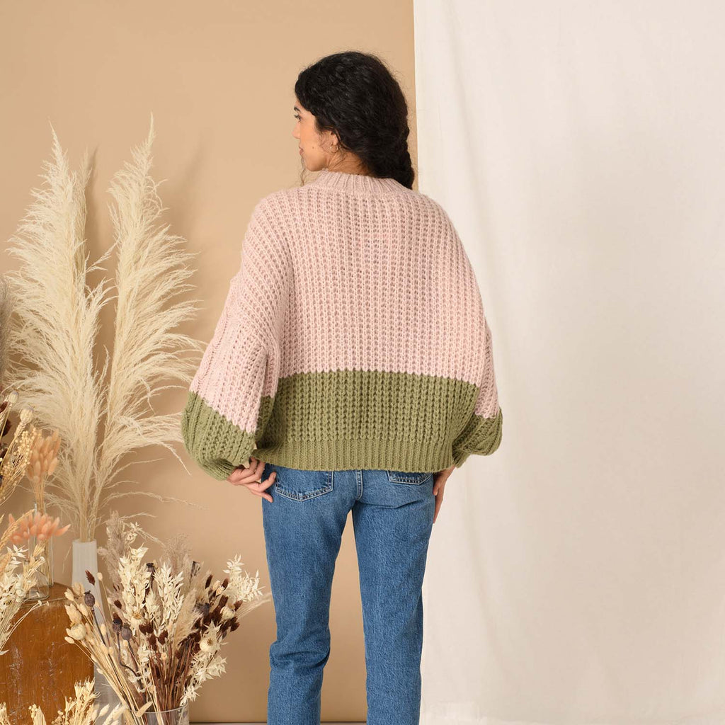 Lucy Cable Jumper - Blush - Cara & The Sky