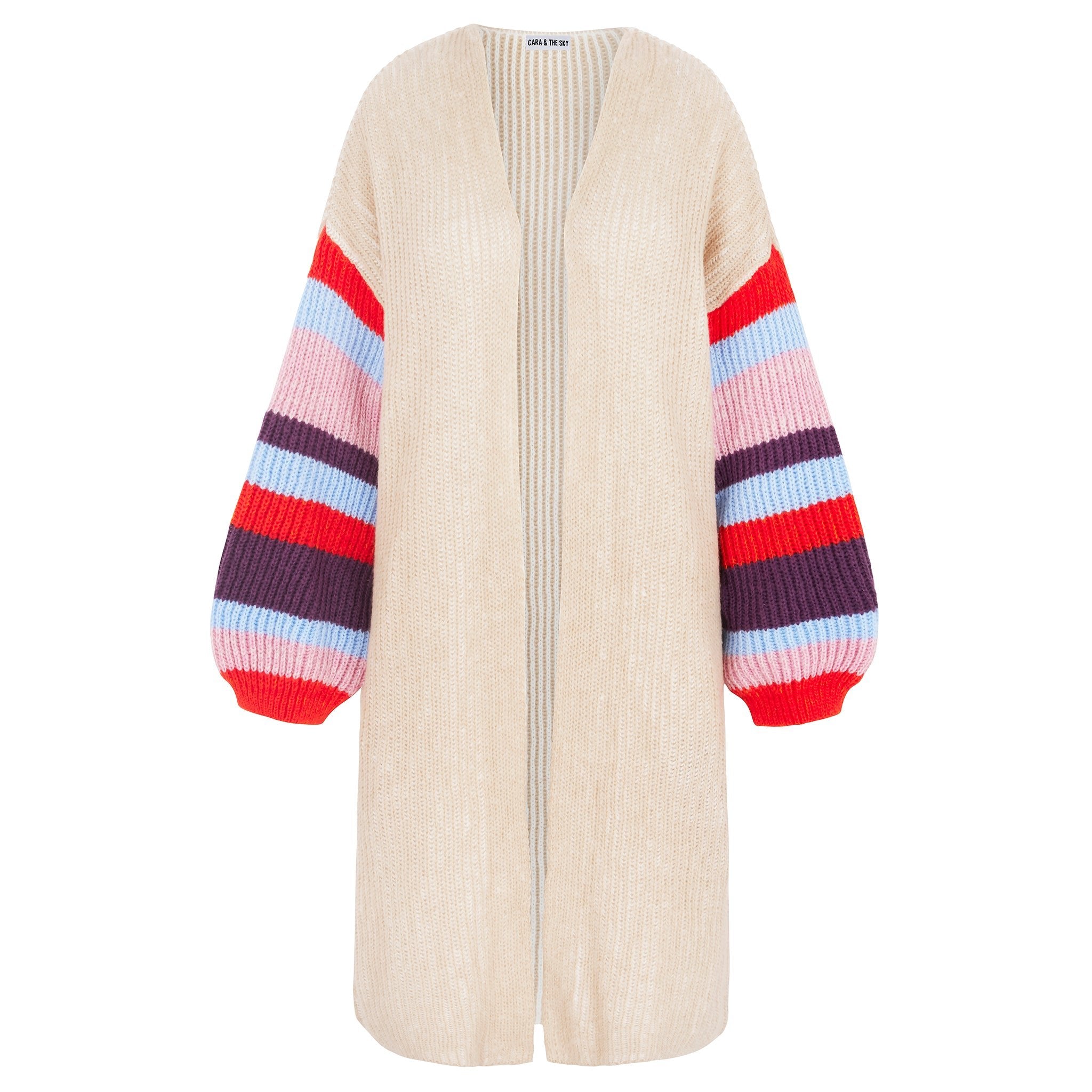 suzie-stripe-sleeve-midi-